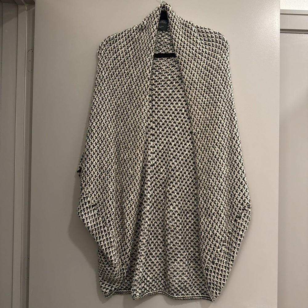 Zara Knit - Black and White Cardigan